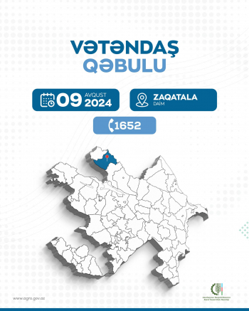 Nazir Məcnun Məmmədov Zaqatalada vətəndaşları qəbul edəcək