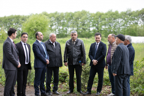 “Aqroservis” ASC-nin İdarə Heyətinin sədri Mehman Veysəlov Lənkəranda vətəndaşları qəbul edib, təsərrüfatlara baş çəkib