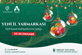 “Kənddən Şəhərə” Yeni il yarmarkası başlayır