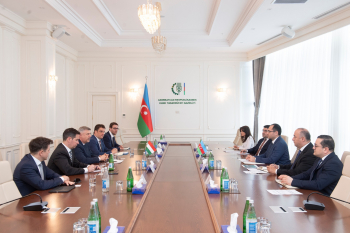 Nazir Məcnun Məmmədov Macarıstanın Azərbaycandakı səfiri və TDT-nin Budapeştdəki Nümayəndəliyinin icraçı direktoru ilə görüşüb