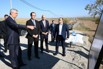 Zəngilanda dairəvi suvarma sistemlərinə və heyvandarlıq kompleksinə baxış keçirilib