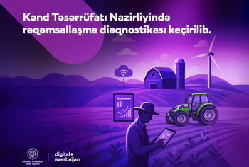 Rəqəmsal İnkişaf və Nəqliyyat Nazirliyi tərəfindən Kənd Təsərrüfatı Nazirliyinin rəqəmsallaşma səviyyəsi qiymətləndirilib 